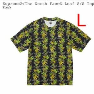 【新品】L 23FW Supreme The North Face Leaf S/S Top Black シュプリーム ザ ノース フェイス リーフ エスエス トップ ブラック Tシャツ