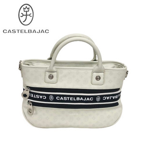 ○★新品未使用　CASTELBAJAC (カステルバジャック)　2WAYハンドバッグ　ホワイト系★○