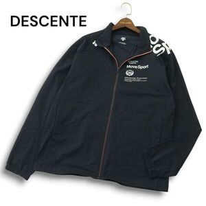 DESCENTE デサント 通年 Move Sport★ ドライ トランスファー ジャージ ブルゾン ジャケット Sz.XO メンズ 紺 トレーニング　A5T00014_1#O