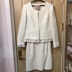 美品♡ミントグリーンのツイードセットアップ♡