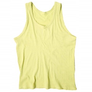 Pilgrim Surf+Supply ピルグリム サーフ+サプライ 23SS 日本製 Ruby Rib Tank リブタンクトップ 37-04-0199-101 1 LEMON BEAMS g19444