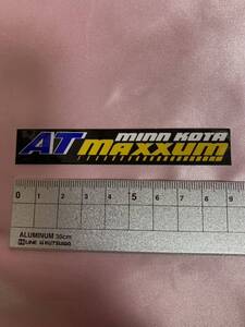 MINNKOTA ミンコタ　AT maxxum マクサムステッカー 新品　　　　　　　全長9cm3mm