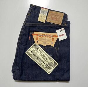 【W34/L36】00s DeadStock LEVI’S 66501-0117 Denim Pants 2000年製 デッドストック リーバイス LVC 1966年復刻 日本製 R1829