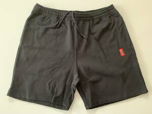 Black Eye Patch SMALL HWC LABEL SWEAT SHORTS BLACK