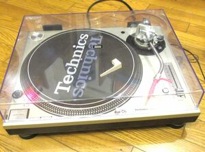 Technics SL-1200 MK3Dターンテーブル/Ortofonカートリッジ・ダストカバー・スリップマット・７インチアダプター付/完動品/B-12482