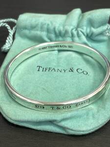 1円 ～ TIFFANY & Co./ティファニー 1837 ナロー バングル ブレスレット シルバー925