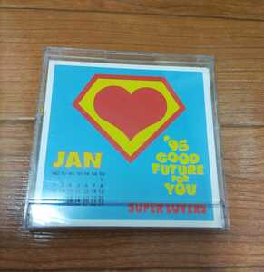 Y1003: SUPER LOVERS ノベルティグッズ　1995年　卓上カレンダー