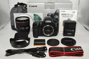 【2635ショットの特上品】 Canon デジタル一眼レフカメラEOS 5D Mark IV EF24-70L IS USM レンズキット EOS5DM4-2470ISLK　#6820