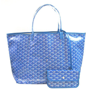 ≪ 新品 ≫ GOYARD ゴヤール サンルイ GM ブルー 青 トート バッグ