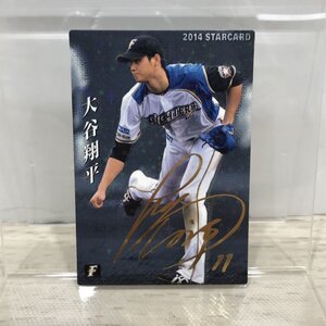 送料185円 大谷翔平 箔押しサイン 2014 カルビー プロ野球チップス[D0224]