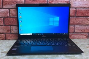 1円～ ●富士通 LIFEBOOK U939/B / Celeron 4305U (2.20GHz) / メモリ 4GB / SSD 128GB / 13.3型 フルHD (1920×1080) / Win10 Pro 64bit