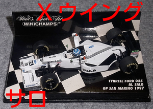 1/43 ティレル フォード 025 Xウイング サロ 1997 サンマリノ TYRRELL FORD タワーウイング TOWER WING