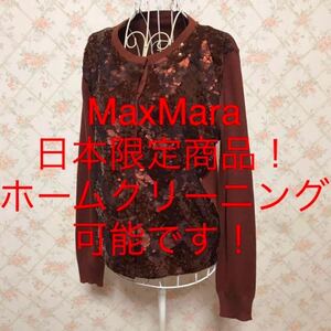 ★MaxMara/マックスマーラ★極美品★日本限定商品！長袖カーディガンM(9号) ニット トップス ウール