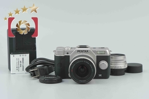 【中古】PENTAX ペンタックス Q10 ズームレンズキット シルバー + RICOH リコー 04 TOY LENS WIDE Qマウント シャッター回数僅少