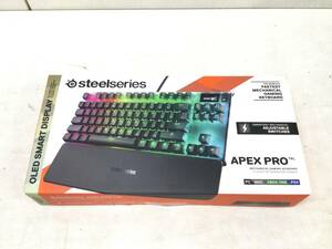 【#51】[ジャンク]SteelSeries Apex Pro TKL US ゲーミングキーボード US配列