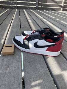 送料無料　新品　27.5cm Nike Air Jordan 1 Low OG “Black Toe”