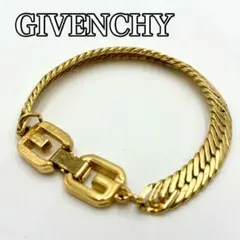 【美品】GIVENCHYジバンシー　ブレスレット　ヴィンテージ　喜平　ゴールド