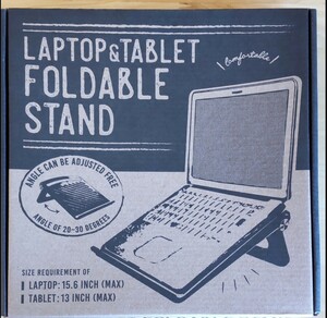 ◆折り畳み式ノートPCスタンド LAPTOP&TABLET FOLDABLE STAND 未使用品◆