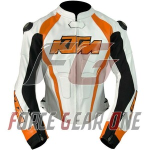 海外　限定品　高品質　送料込み　KTM 　レーシング　レザージャケット　 サイズ各種　レプリカ