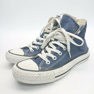 ◇ CONVERSE ALLSTAR M9622C 靴紐あり カジュアル スニーカー サイズ23 ブルー/ホワイト レディース E