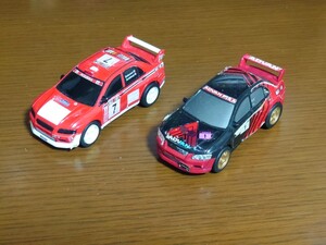 ランサーエボリューション ミニカー ランエボ プルバックカー 全長約10cm jdm wrc ラリーアート 4G63 アドバン　ADVAN LANCER evolution