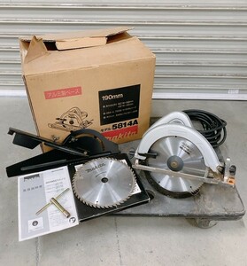 中古 マキタ Makita マルノコ 丸のこ 7型 180~190mm 5831A 電動工具 切断機 引取歓迎 茨城県常陸大宮市 0515か1 E2 100