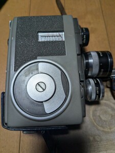 希少品■ヴィンテージ カメラ ELMO 8-L 8mm ケース付き ジャンク■一眼
