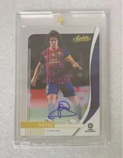 Auto Carles Puyol Panini Absolute サインカード