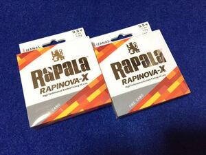 ☆未使用品 ラパラ RAPINOVA-X 0.8号 17.8LB 150m 2個セット ファイヤーカモ、ショア、オフショア、キャスティング、ジギング、その他