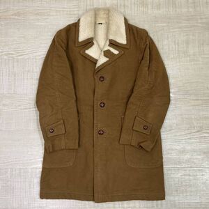 CASUAL COAT カジュアル コート ランチ コート サイズ L ブラウン 裏ボア ロング コート coat 609