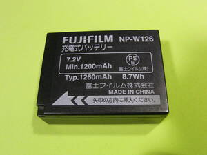 　【美品】 FUJIFILM 富士フィルム 【純正品】 バッテリー NP-W126 動作品 1.