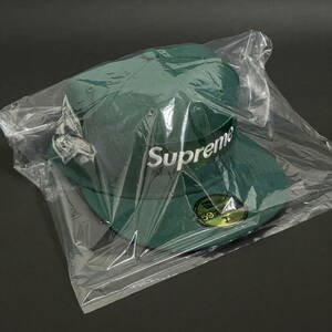 7 1/2 Supreme Money Box Logo New Era Green 22FW シュプリーム マネー ボックス ロゴ ニューエラ グリーン キャップ