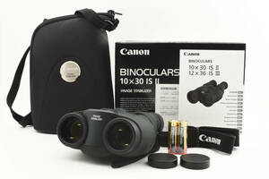 キヤノン CANON BINOCULARS 10x30 IS II イメージスタビライザー 双眼鏡 元箱付き #6212