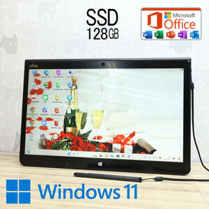 ★美品 高性能6世代i5！SSD128GB★Q736/P Core i5-6300U Webカメラ Win11 MS Office 中古品 ノートPC★P74133