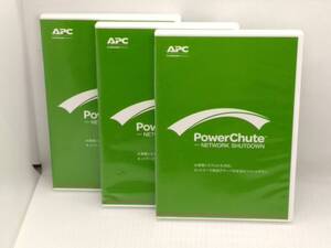 ●PowerChute Network Shutdown 1 Node v4.2 CD for Windows and Linux　APC 3枚