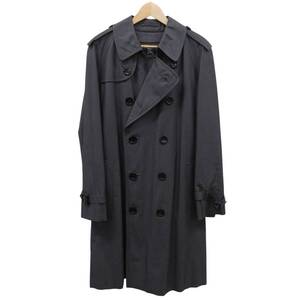 【格安】1,000円～ BURBERRY LONDON バーバリーロンドン トレンチコート グレー系 サイズL ライナー付き A1A19-477-07 [M6225]