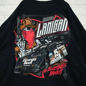 USA古着 レーシング Tシャツ Darrell Lanigan Racing ブラック 