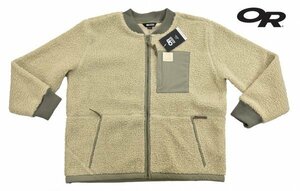 送料無料1★Outdoor Research★アウトドアリサーチ Juneau Sherpa フリースジャケット size:XL フォグ ※女性用