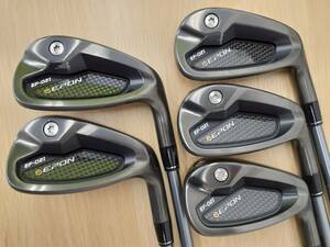 EPON エポン EF-02I アイアン 6I～PWの5本セット フジクラ MCI BLACK 80 (S)