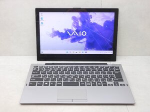 ☆1円☆第8世代☆VAIO VJPA11C11N 2in1☆Core m3 1.10GHz/8GB/SSD128GB/高解像度1920x1080/無線/Bluetooth/カメラ/Office/Windows 11 Pro☆