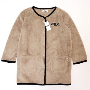 フィラ FILA 新品 レディース 暖かい 保温 裏起毛 ボア フリース ポケット付き ジャケット ブルゾン Lサイズ [424606G-15-L] VCXZ