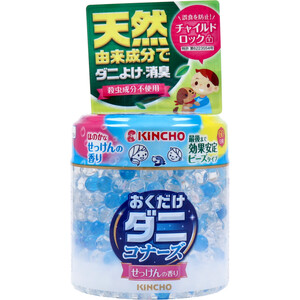 【まとめ買う】金鳥 ダニコナーズ ビーズタイプ 60日用 せっけんの香り 170g×8個セット