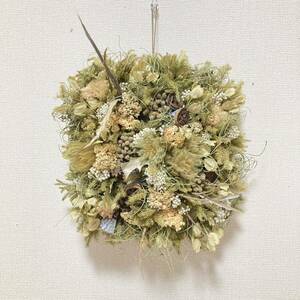 Hanging Wall Green Wreath アンティーク