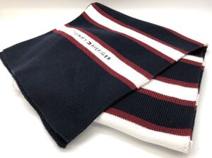 トミーヒルフィガー マフラー ネイビー TOMMY HILFIGER ◆3101/西伊場店