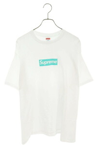 シュプリーム Tシャツ ティファニー 21AW Box Logo Tee サイズ:XXL ボックスロゴTシャツ 中古 SB01