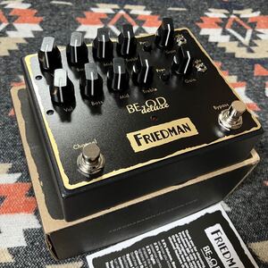 FRIEDMAN BE-OD DELUXE フリードマン オーバードライブ デラックス 2チャンネル 並行輸入品 極美品 ギターエフェクター 