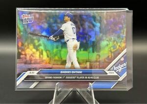 【極希少】2024 Topps Now 大谷翔平 584SP 40/40 40-40 Foil Variation Los Angeles Dodgers ドジャース