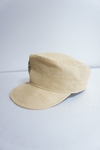 美品 Vivienne Westwoodヴィヴィアン ウエストウッド ペーパー キャップ 帽子 ベージュ705M
