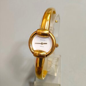 グッチ GUCCI バングルウォッチ クォーツ レディース腕時計 Bangle Watch 動作品　121708/SR19R