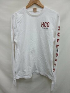 ホリスター HOLLISTER 袖ロゴ ロンT サイズL